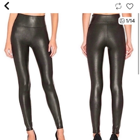 SPANX Pants - SPANX faux leather  Leggings